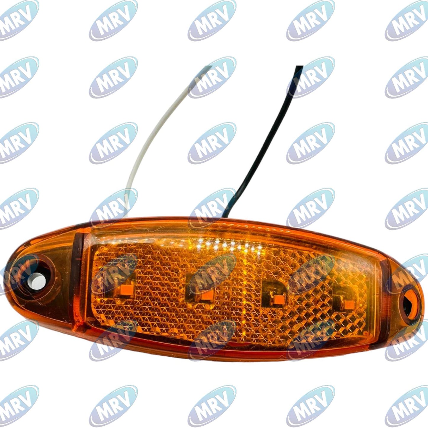 LUZ POSICION AMBAR OVALADA LED 12-24V