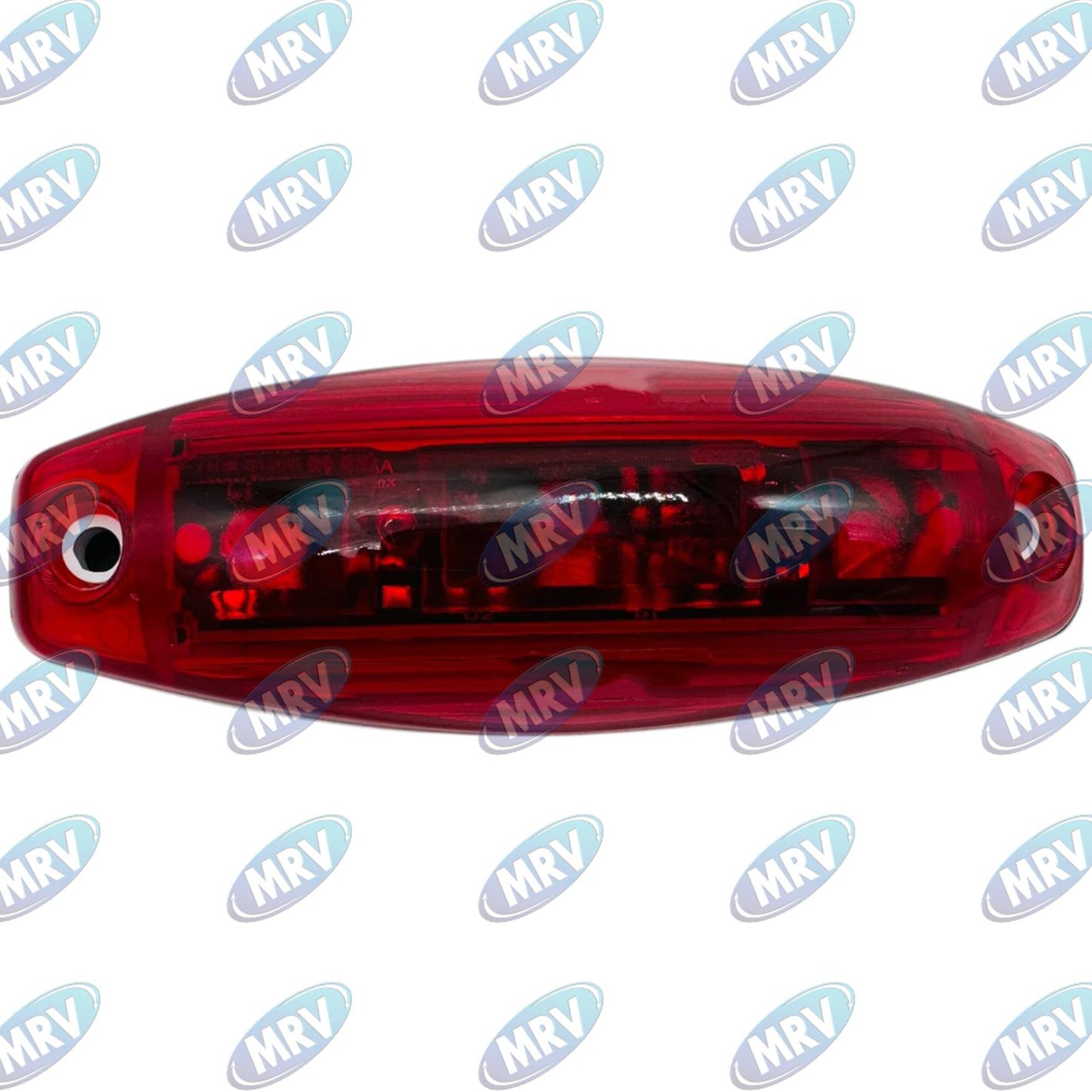 PLAFON LATERAL OVALADO 3 LED FIJOS LENTE