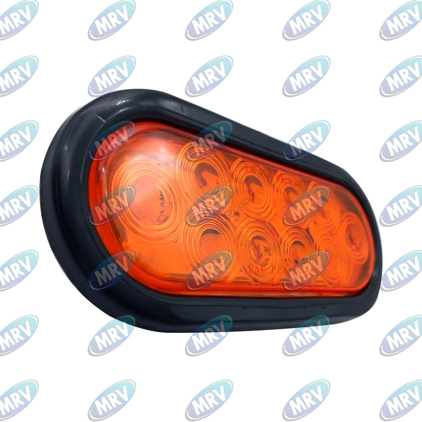 PLAFON OVA PLANO LED AMBAR EMBU 12-24V