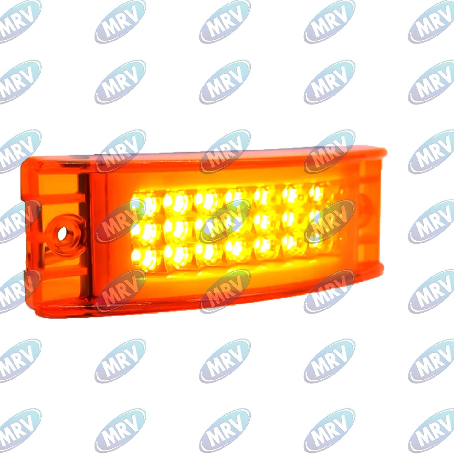 PLAFON 21 CON GEL LED AMBAR 12-24V