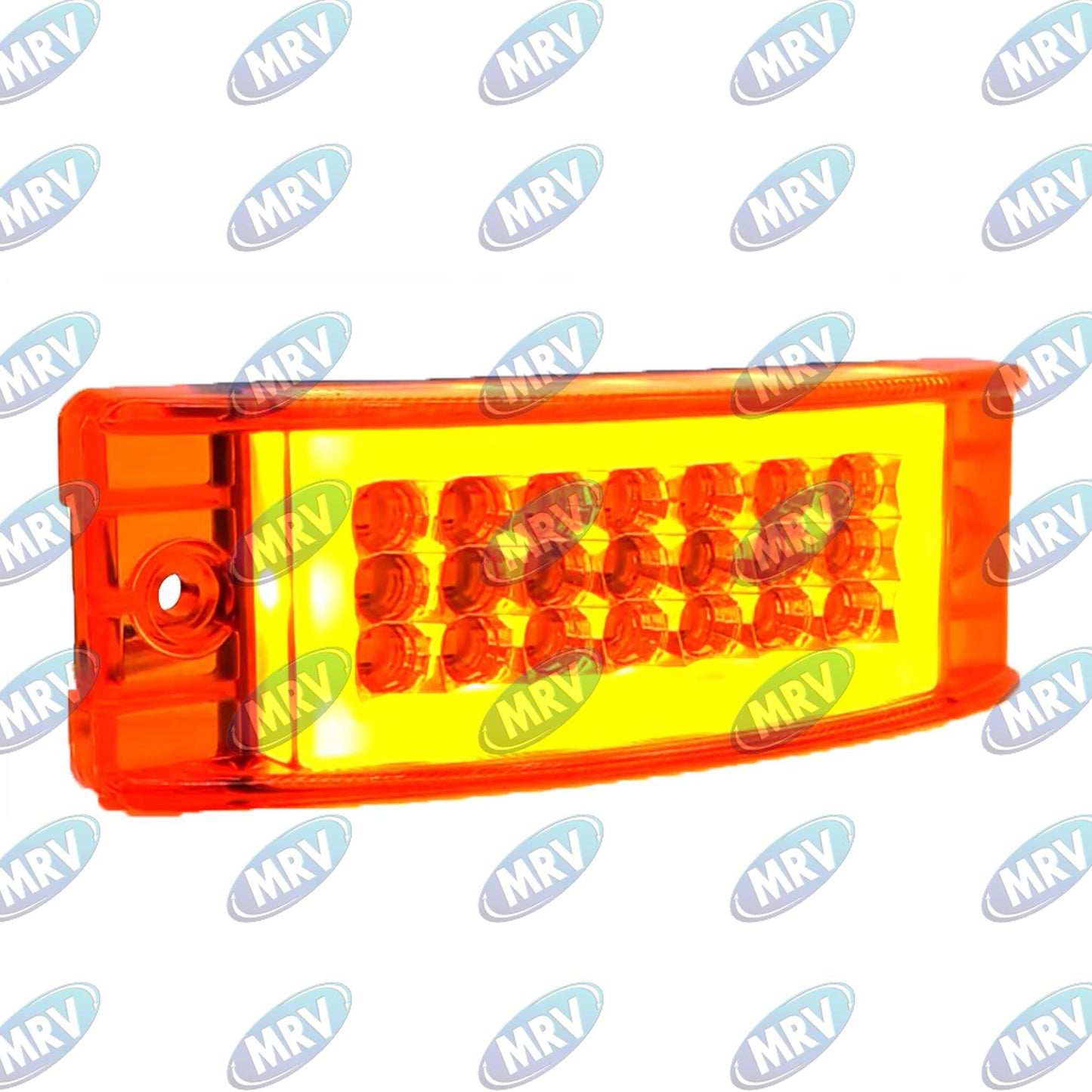 PLAFON 21 CON GEL LED AMBAR 12-24V