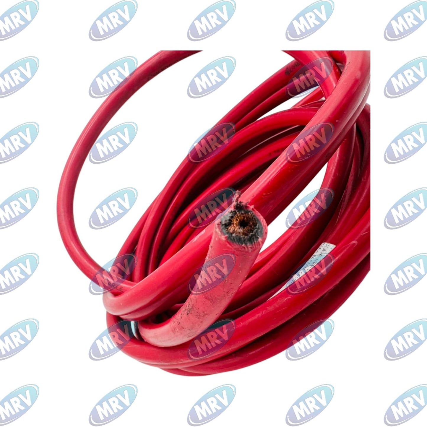 CABLE PARA BATERIA CALIBRE 2 ROJO POR M