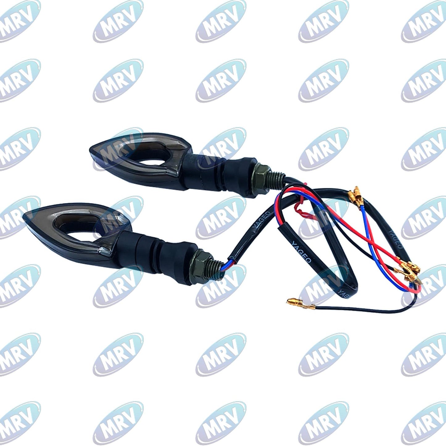 DIRECCIONAL LED MOTO AMBAR ROJO