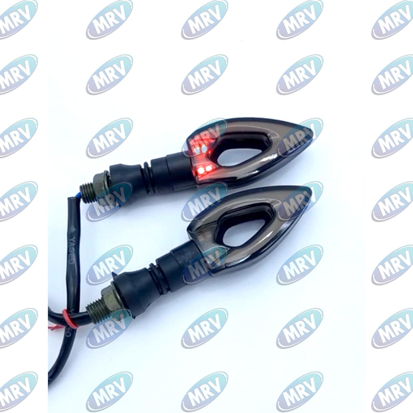 DIRECCIONAL LED MOTO AMBAR ROJO