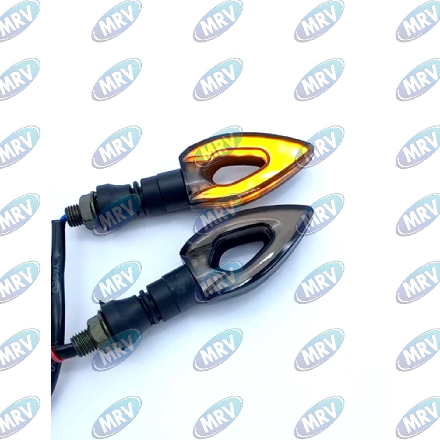 DIRECCIONAL LED MOTO AMBAR ROJO