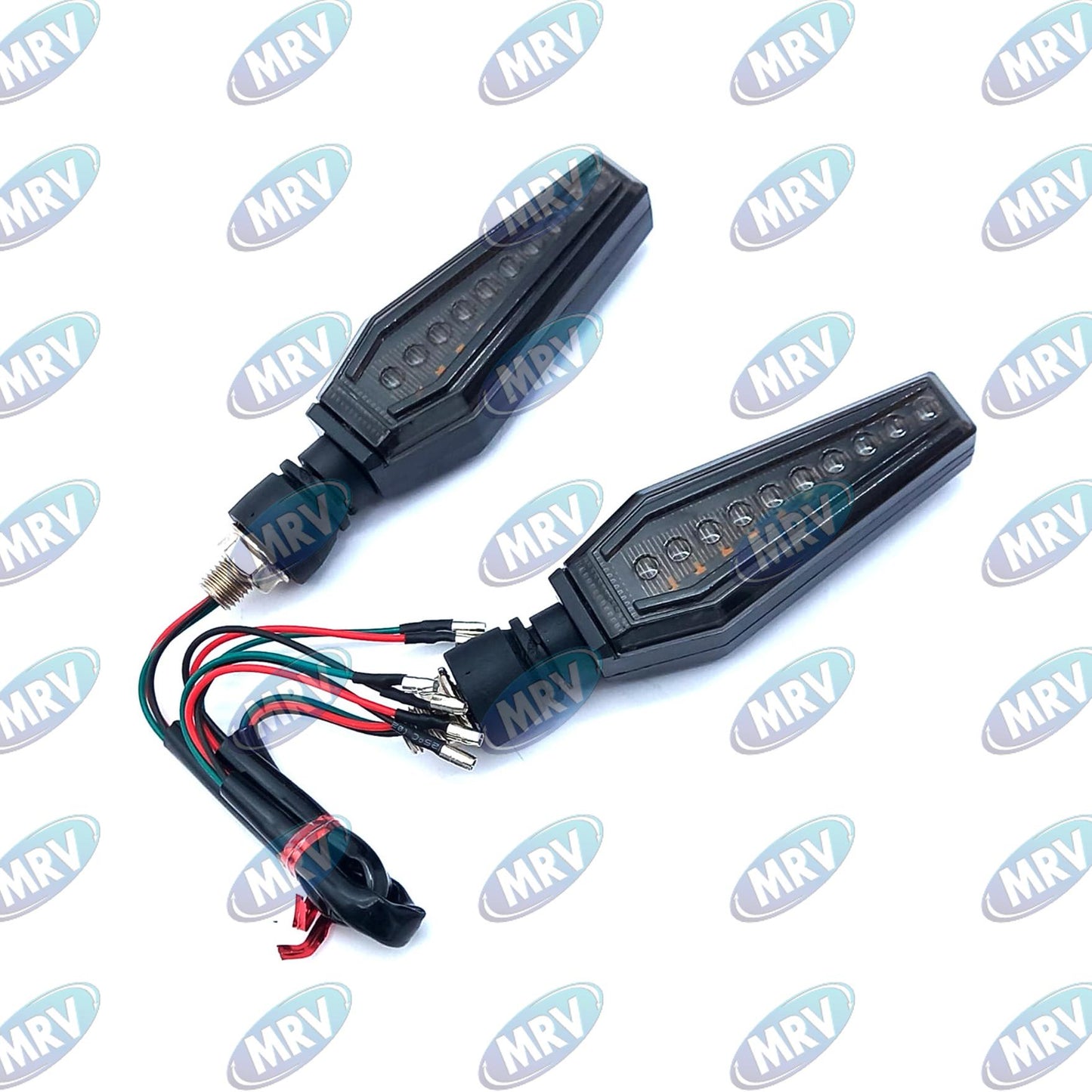 DIRECCIONAL LED MOTO AMBAR ROJO