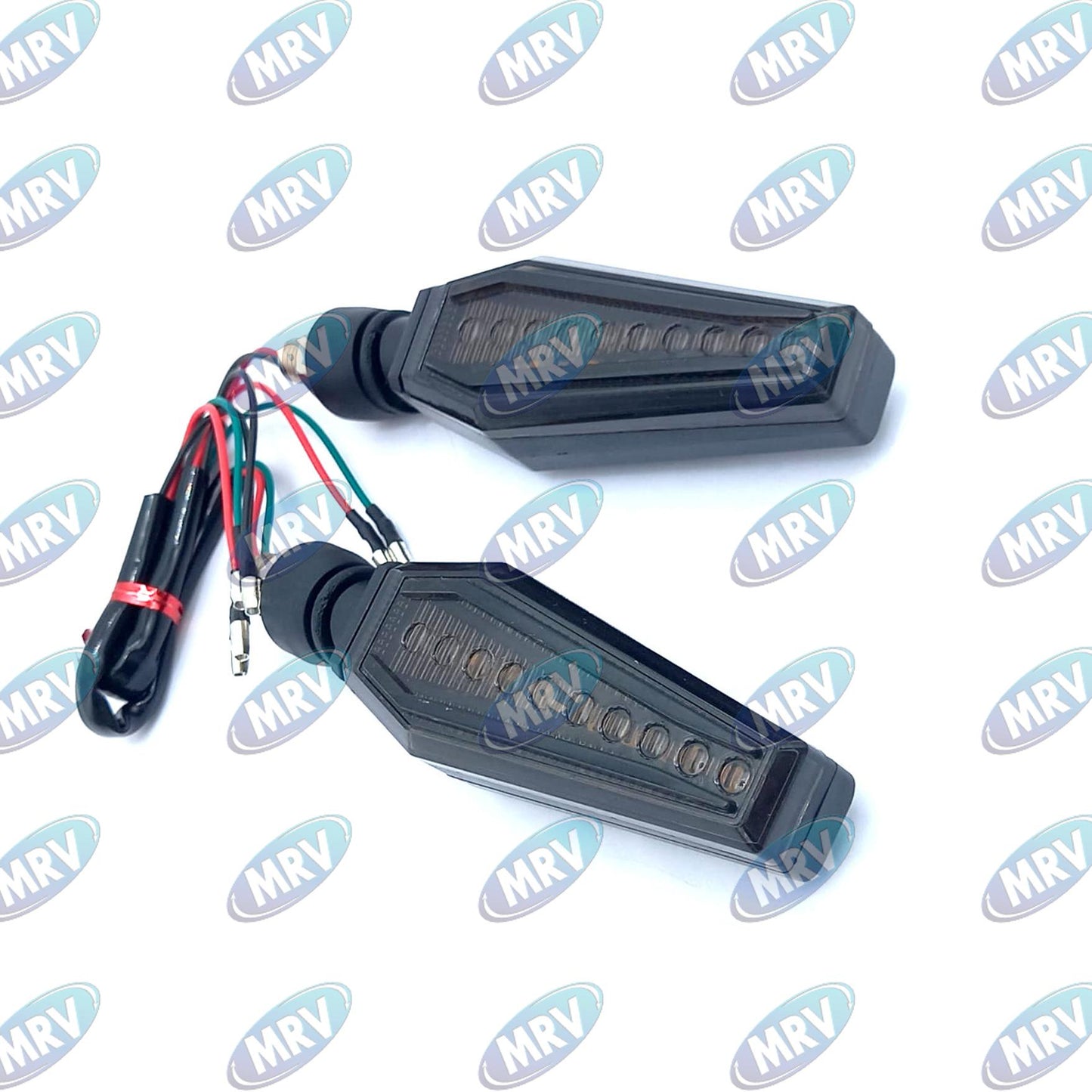 DIRECCIONAL LED MOTO AMBAR ROJO