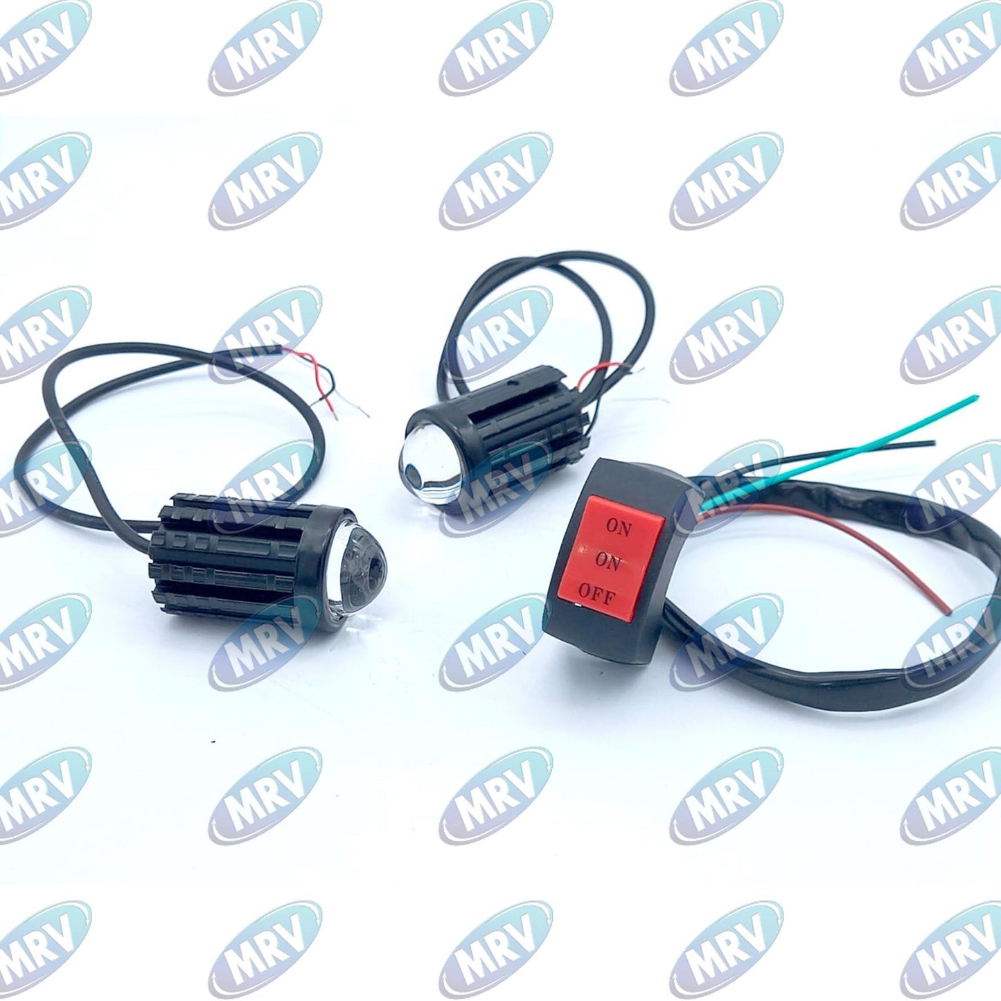FARO AUXILIAR MOTO 12-24V BLANCO AMBAR E