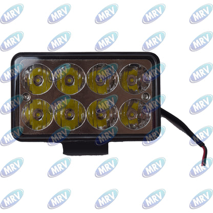 FARO RECTANGULAR 8 LED NEBLINA CUADRADO