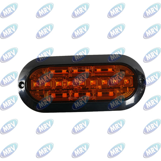 PLAFON OVALADO 21 LED AMBAR 12-24V