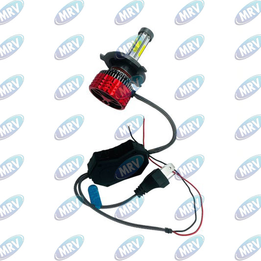 FOCO LED H4 6500K 12V-24V 6 CARAS