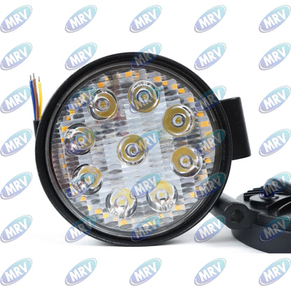 FARO DE TRABAJO REDON 12-24V 9LED