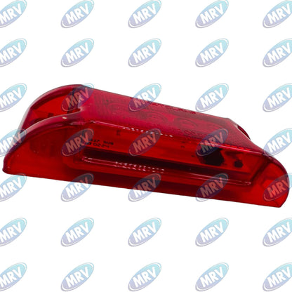 PLAFON RECT ROJO 4LED 12V