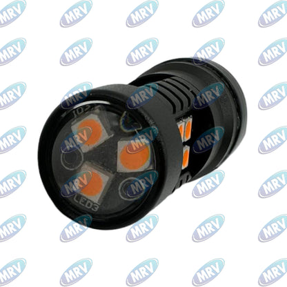 FOCO LED HIPERLED 7443 AMBAR