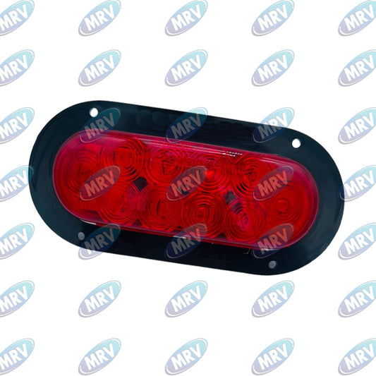 PLAFON OVAL LED ROJO ROJO ATOR 12-24V