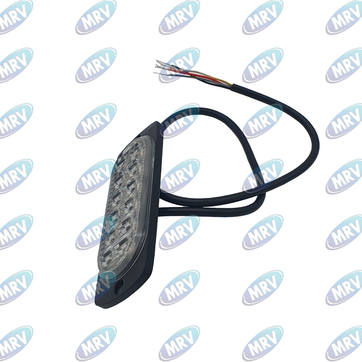 PLAFON LATERAL OVALADO 12 LED AMBAR CUER