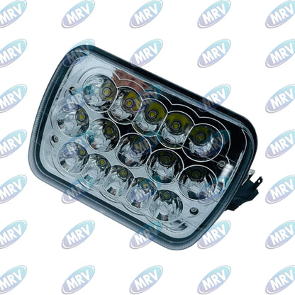 UNIDAD  SELLADA RECT H6054 15 LEDS 9-32V