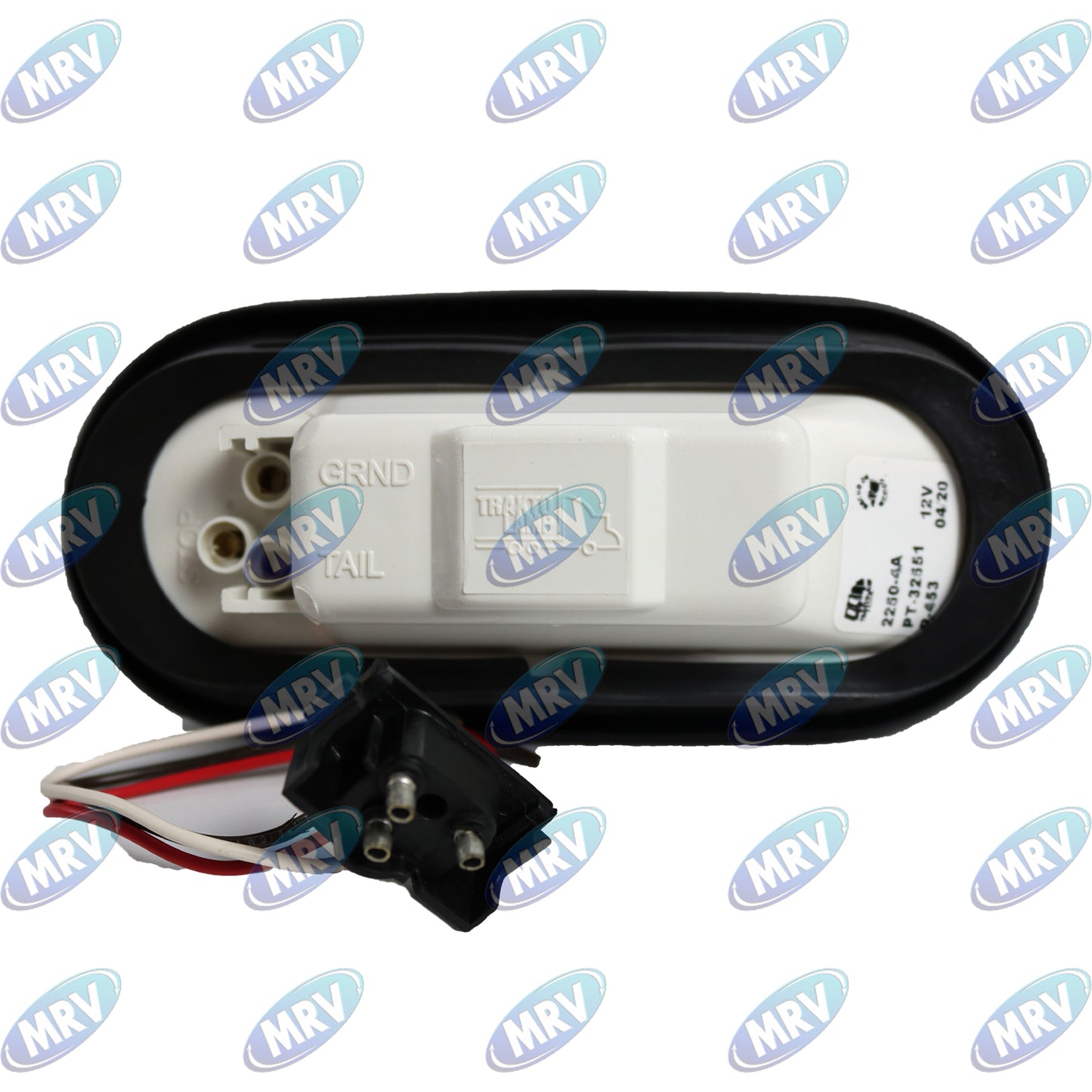 PLAFON OVAL FOCO BOLA CENTRO AMB EMB 12V