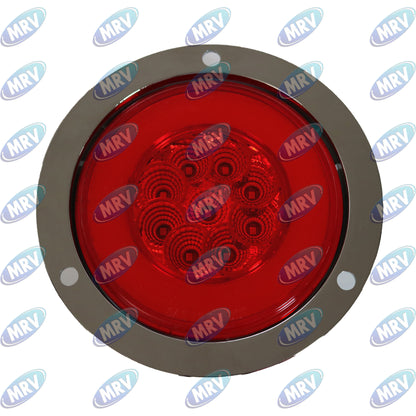 PLAFON REDON 4 LED ROJO DE GEL 12-24V