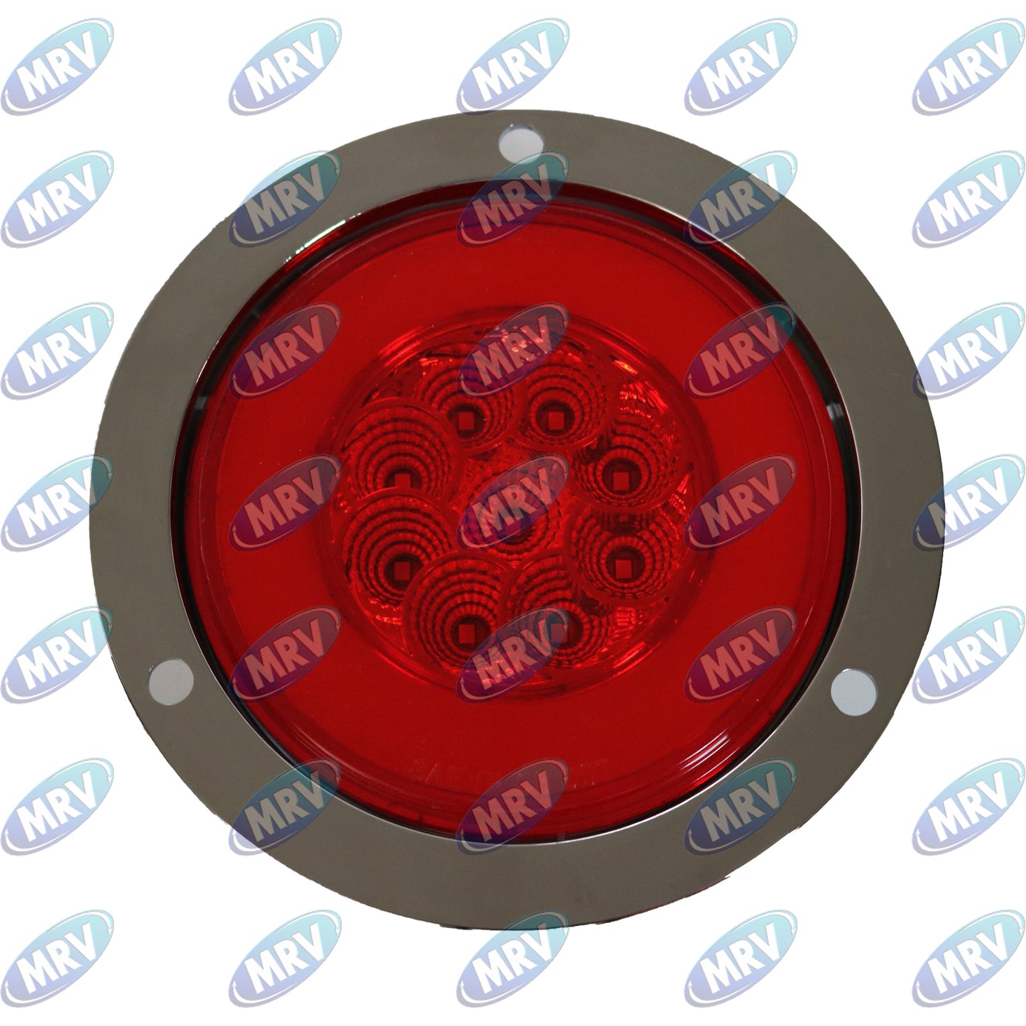 PLAFON REDON 4 LED ROJO DE GEL 12-24V