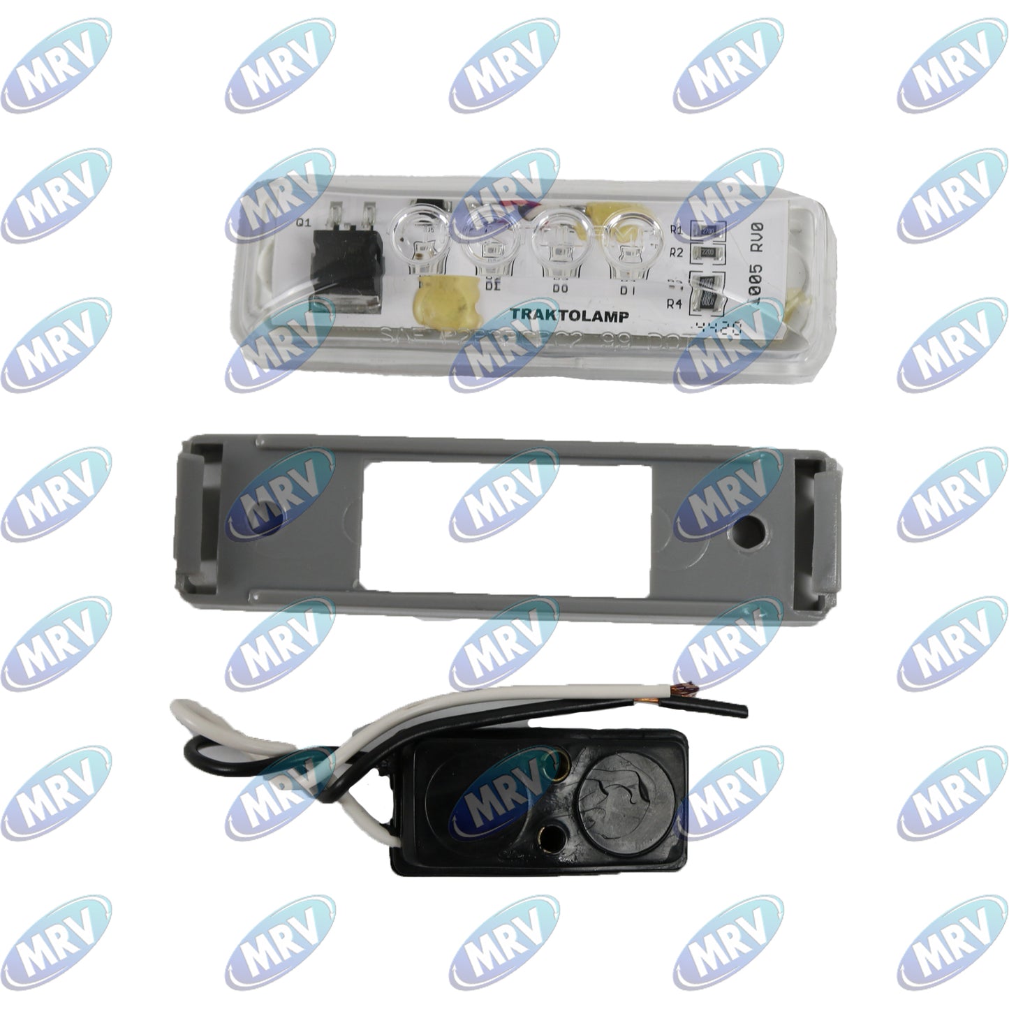 PLAFON LATERAL TIPO KENWORTH 4 LEDS C/OP