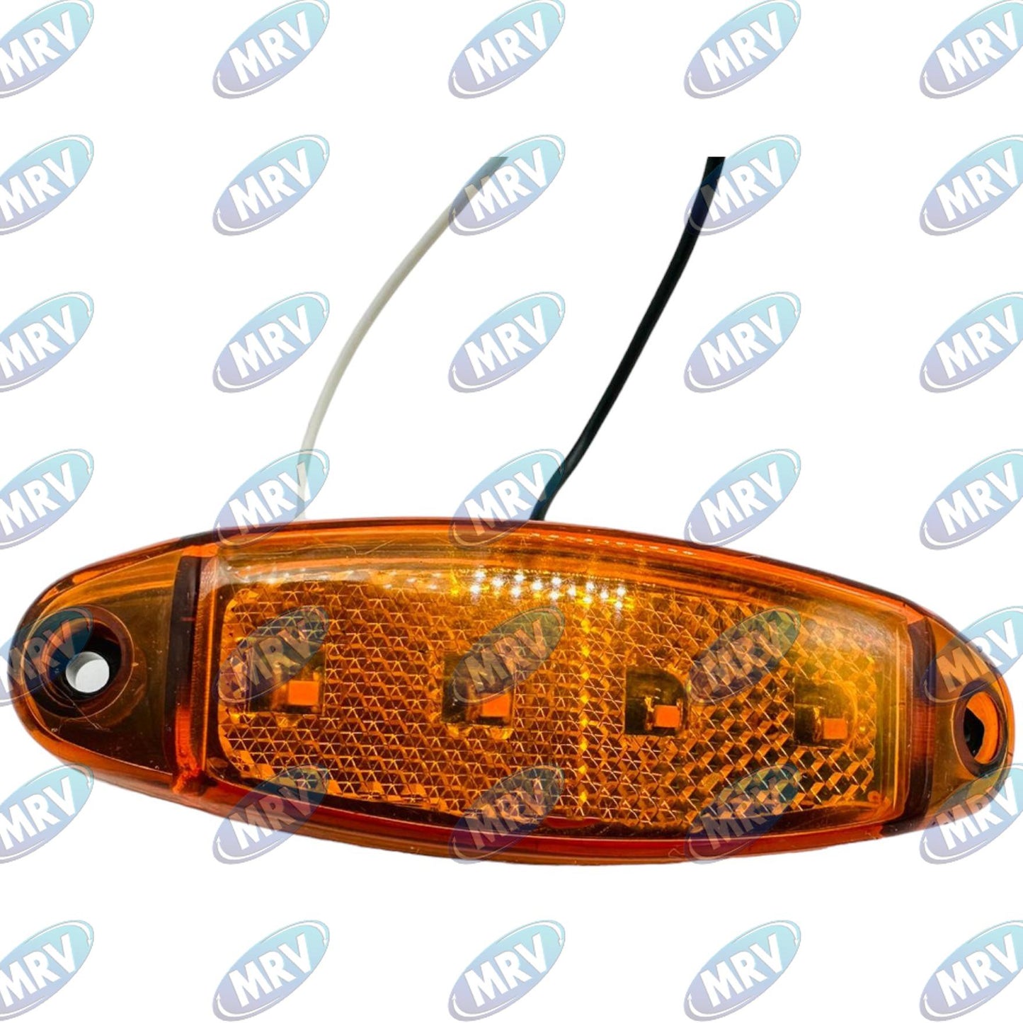 LUZ POSICION AMBAR OVALADA LED 24V