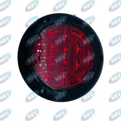 PLAFON REDON 4 LED ROJO ULTRA PLANO