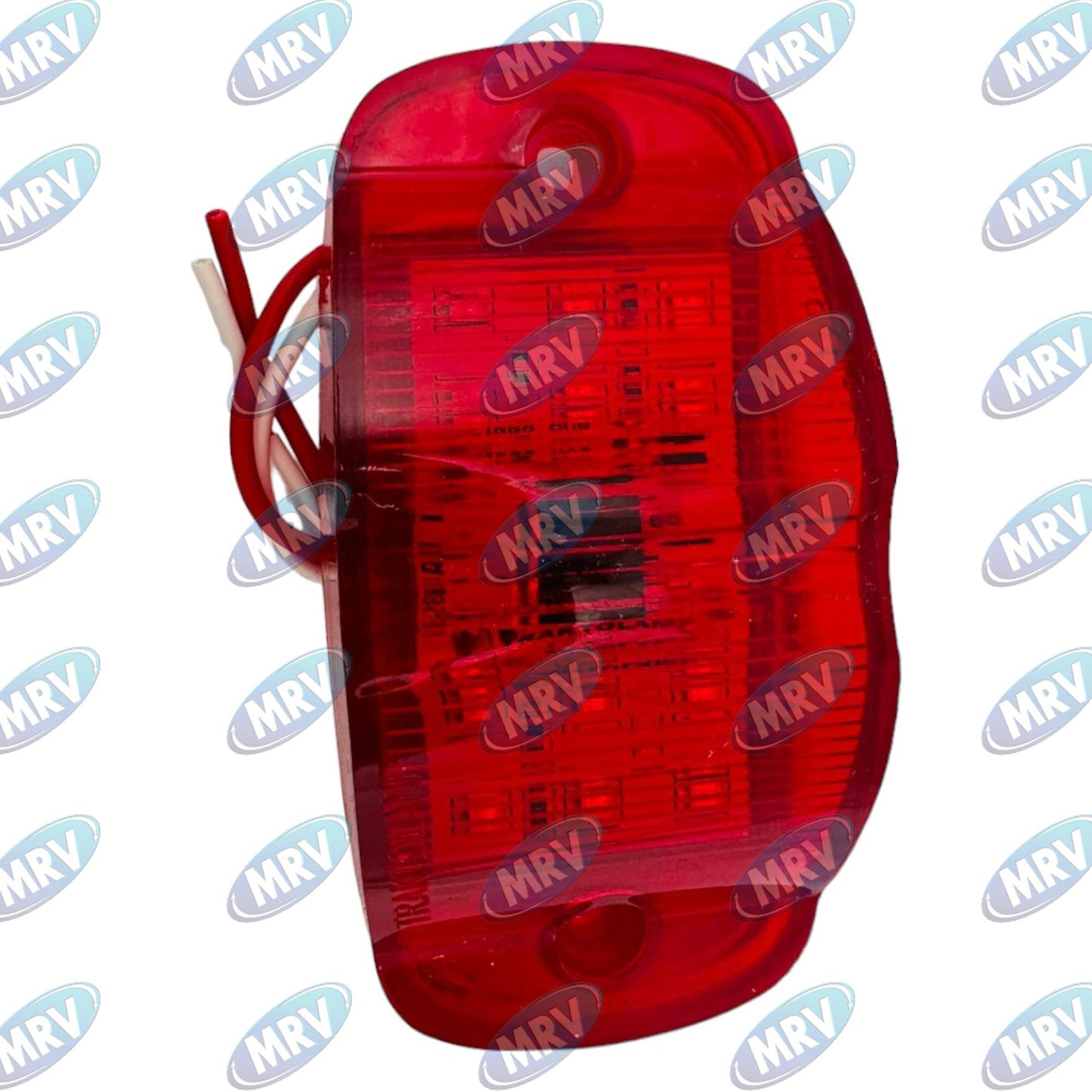 PLAFON LEDS MICA ROJO 12 LEDS 12V 24V T