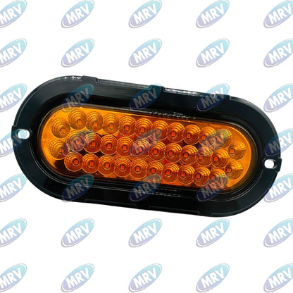 PLAFON OVALADO LED AMBAR ATOR 12-24