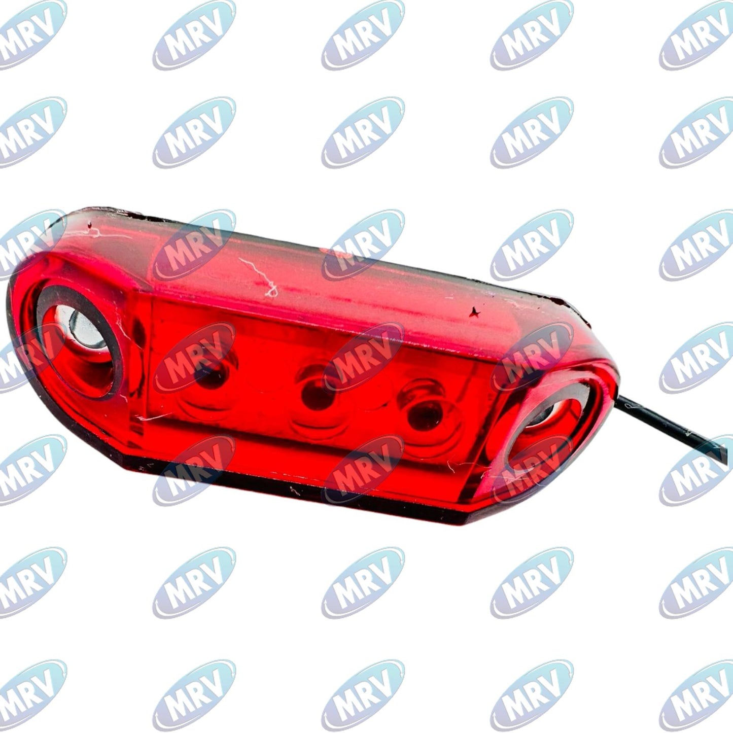 PLAFON LEDS MICA ROJO LATERAL 3 LED