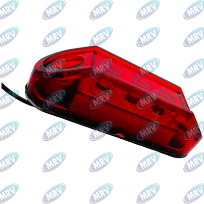 PLAFON LEDS MICA ROJO LATERAL 3 LED