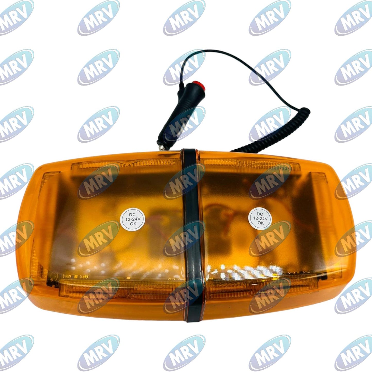 TORRETA RECTANGULAR DE LED AMBAR 12-24V