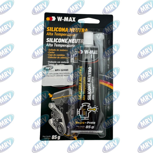 SILICONA NEUTRA 85G NEGRO