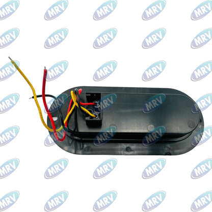 PLAFON OVALADO LED ROJO ATOR 12-24