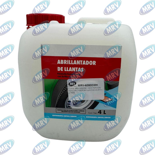 ABRILLANTADOR DE LLANTAS 4 LITROS