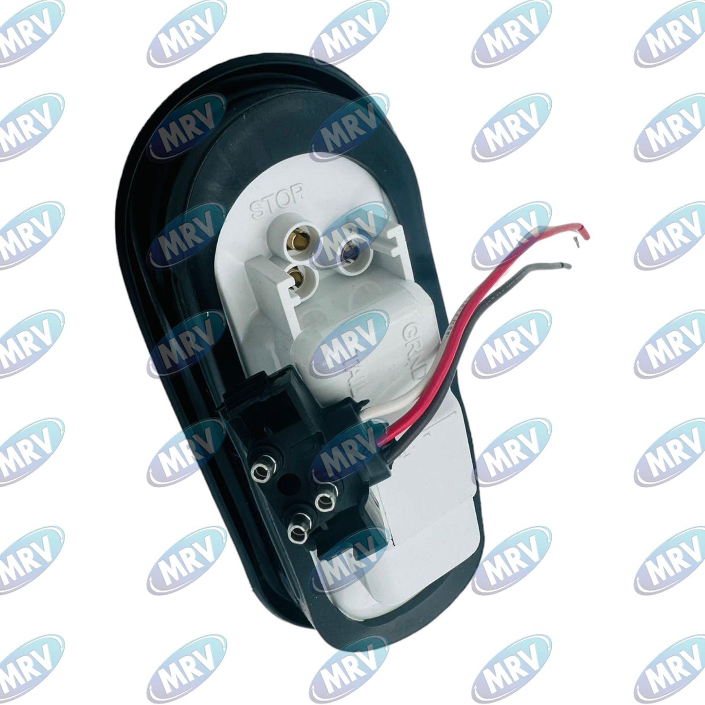 PLAFON OVALADO LED ROJO ROJO EMB 12-24V