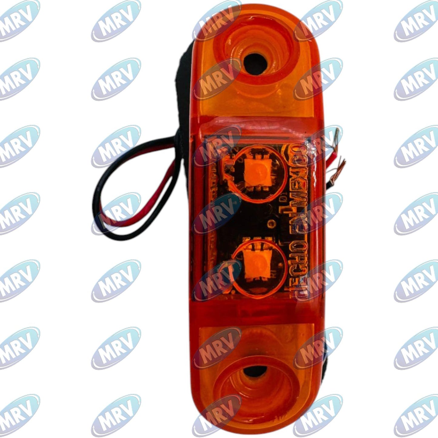 PLAFON LEDS MICA AMBAR LATERAL 2 LEDS