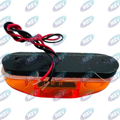 PLAFON LEDS MICA AMBAR LATERAL 2 LEDS