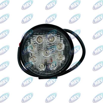 FARO DE TRABAJO REDON 12-24V 9LED AZUL