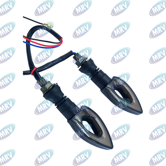DIRECCIONAL LED MOTO AMBAR ROJO