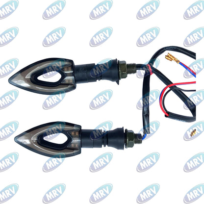 DIRECCIONAL LED MOTO AMBAR ROJO