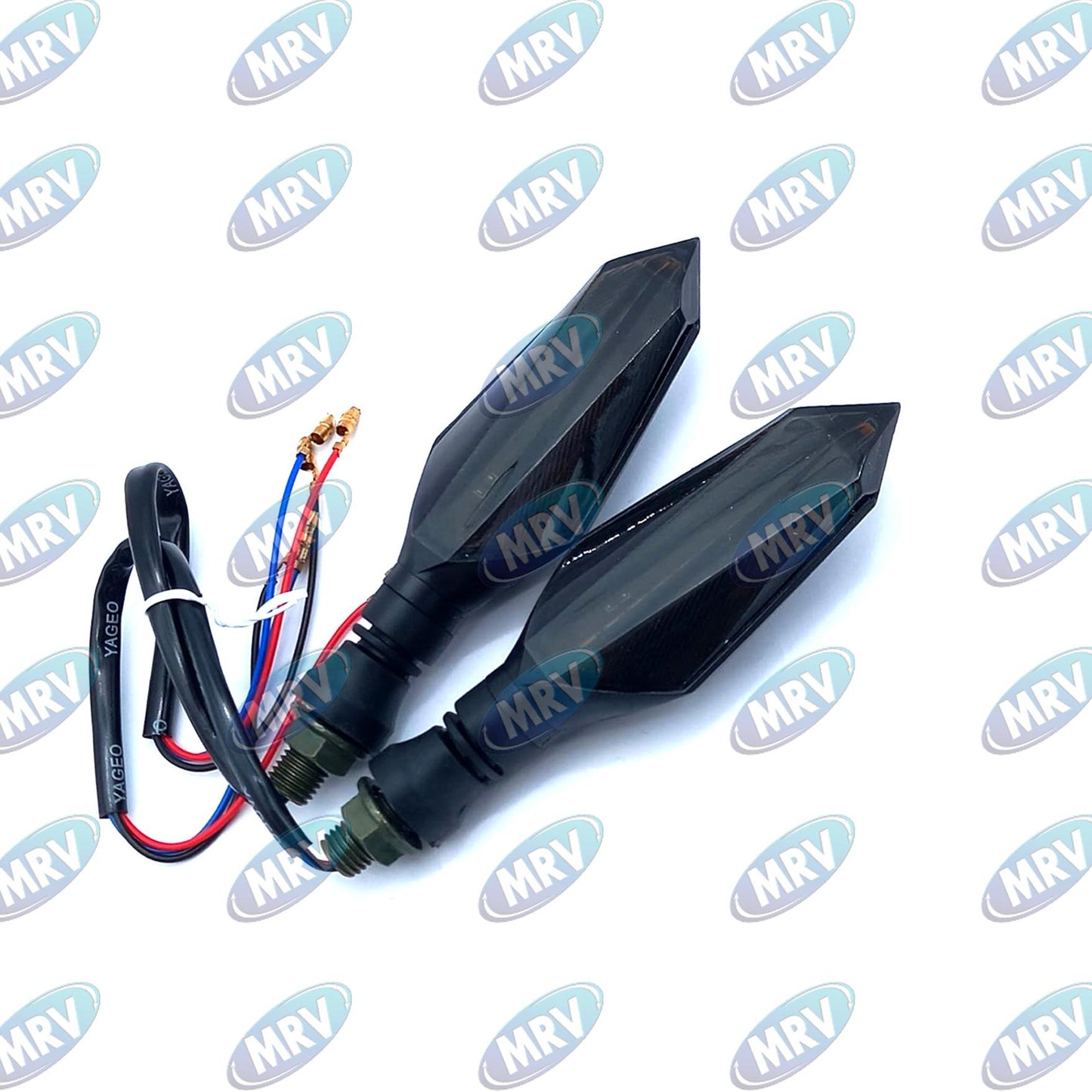 DIRECCIONAL LED MOTO AMBAR ROJO