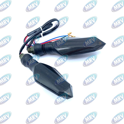 DIRECCIONAL LED MOTO AMBAR ROJO