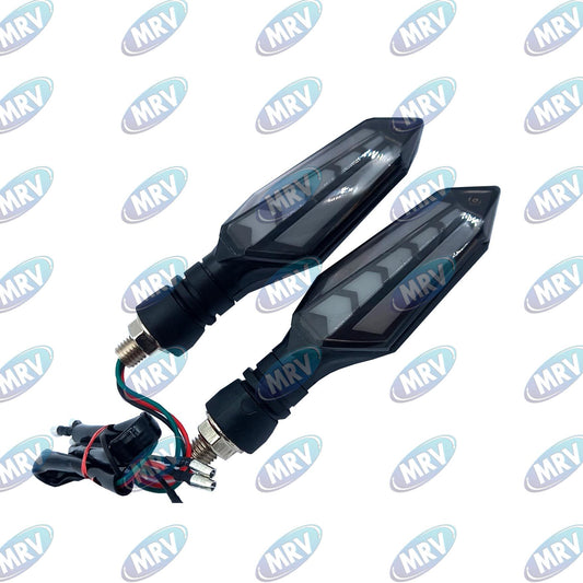 DIRECCIONAL LED MOTO ROJO AMBAR AZUL