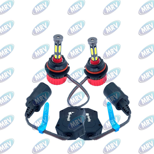 FOCO LED 9007 6500K 12V-24V 6 CARAS
