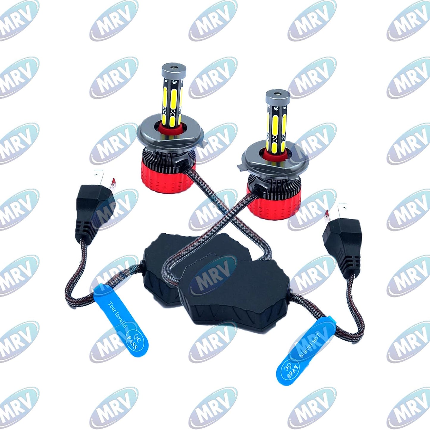 FOCO LED H4 6500K 12V-24V 6 CARAS
