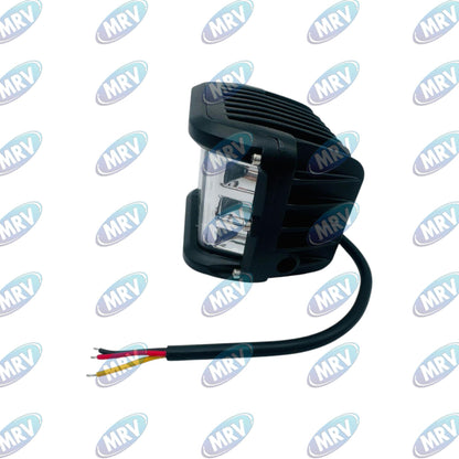 FARO AUXILIAR 6 LED BLANCO CON ESTROBO