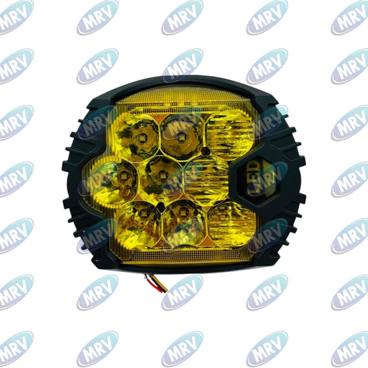 FARO REDONDO 7 PLG CON DRL AMBAR
