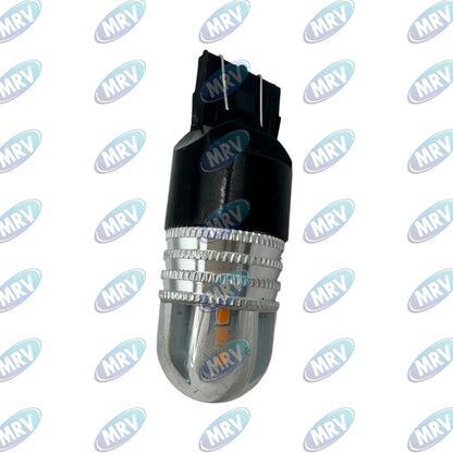 FOCO LED HIPERLED 7443 AMBAR CAPSULA