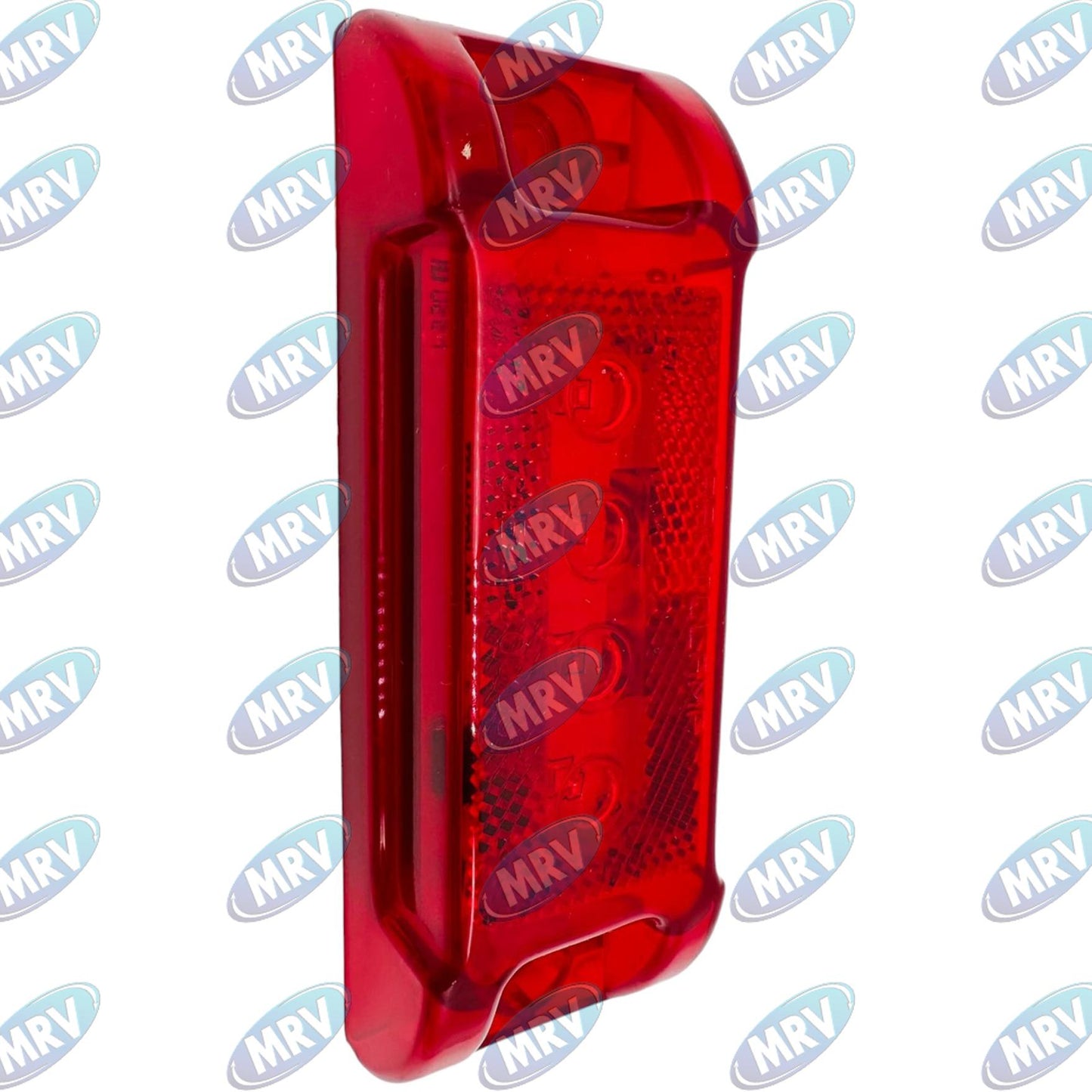 PLAFON RECT ROJO 4LED 12V